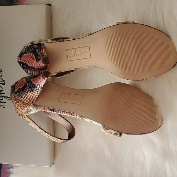 Style & Co.  Paycee Women's Dress Sandal Rainbow Snake Size 9.5M - Picture 4 of 7